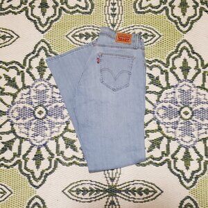 Women's LEVI'S 529 Sz 30 Curvy Bootcut Blue Denim Jeans EUC